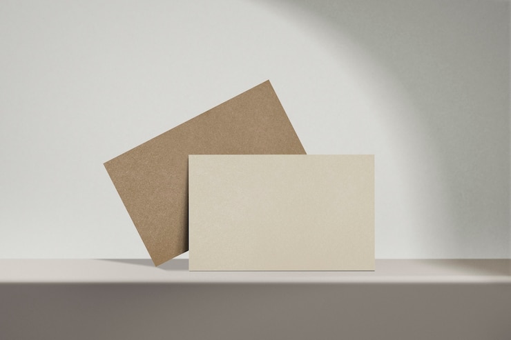 Foto gratuito industria ecológica de sostenibilidad de tarjeta de visita en blanco