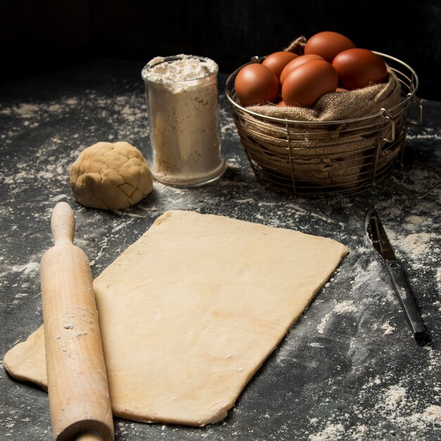 Ingredientes de cocina de primer plano