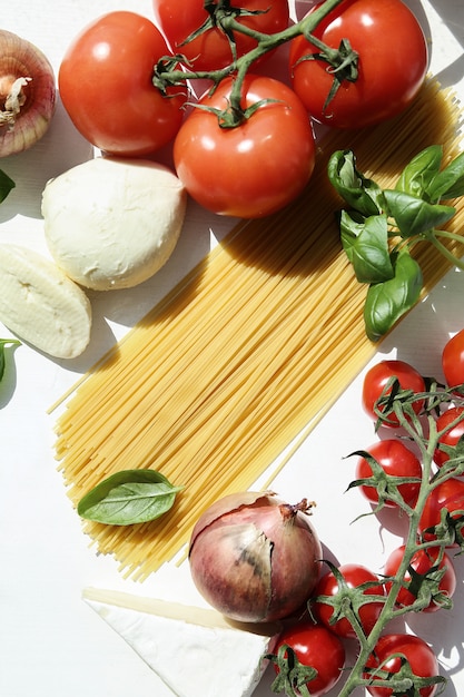 Ingredientes para cocinar pasta