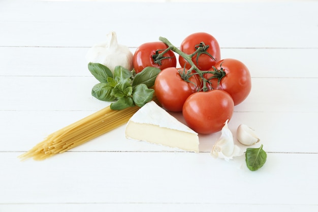 Ingredientes para cocinar pasta