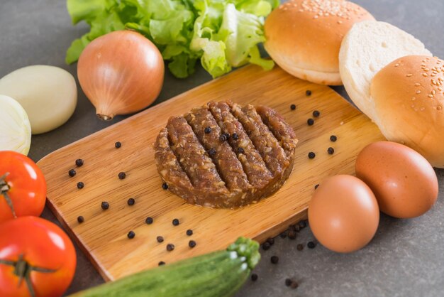 Ingredientes de hamburguesa