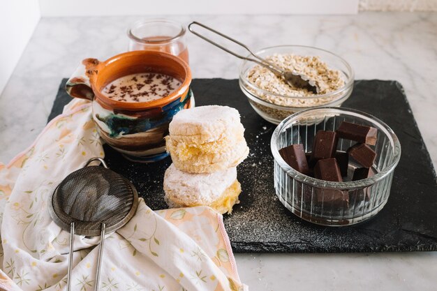 Ingredientes para el postre