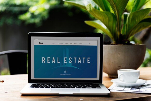 Inmobiliaria Alojamiento Propiedad Inversión Palabra gráfica