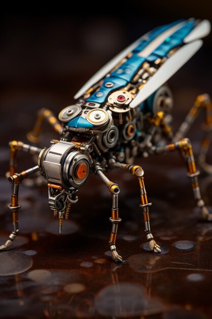 Insecto robótico generado por IA