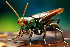 Foto gratuita insecto robótico generado por ia