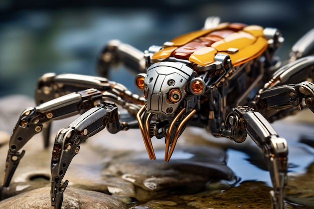 Insecto robótico generado por IA