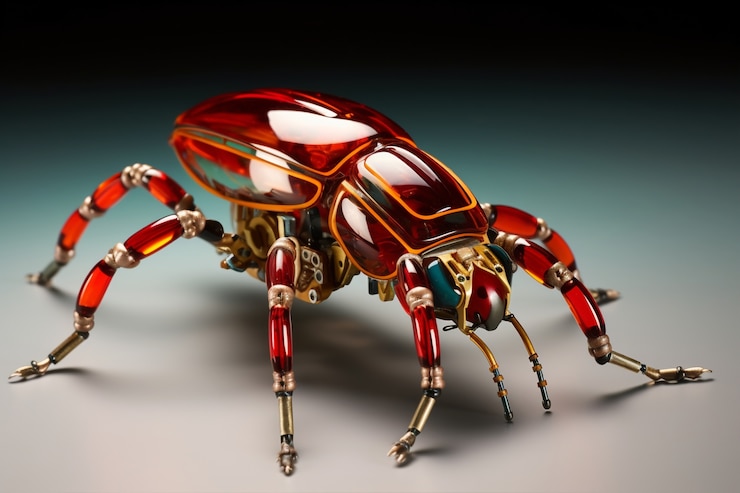Foto gratuito insecto robótico generado por ia