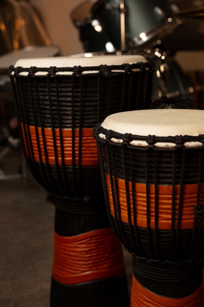 Instrumento musical en la tienda.