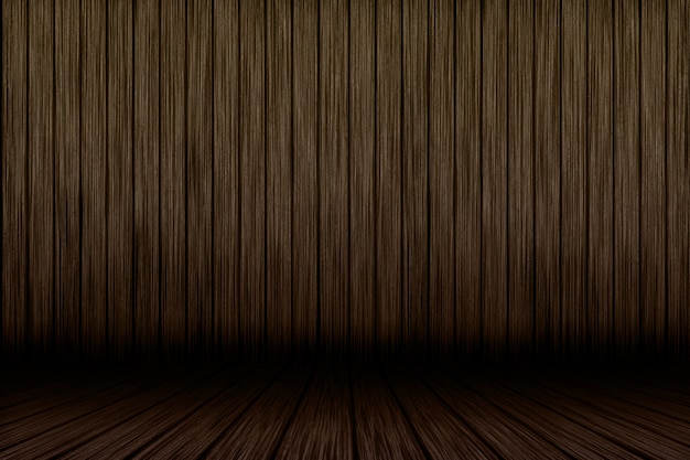 Interior de madera 3D grunge