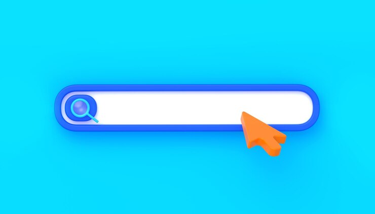 Photo Gratis internet search bar for website or browser
