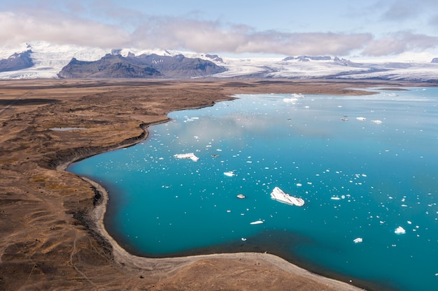 Islandia paisaje de hermosas llanuras