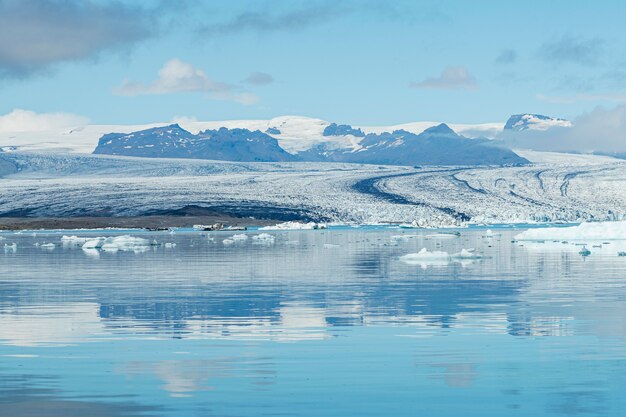 Islandia paisaje de hermoso paisaje acuático