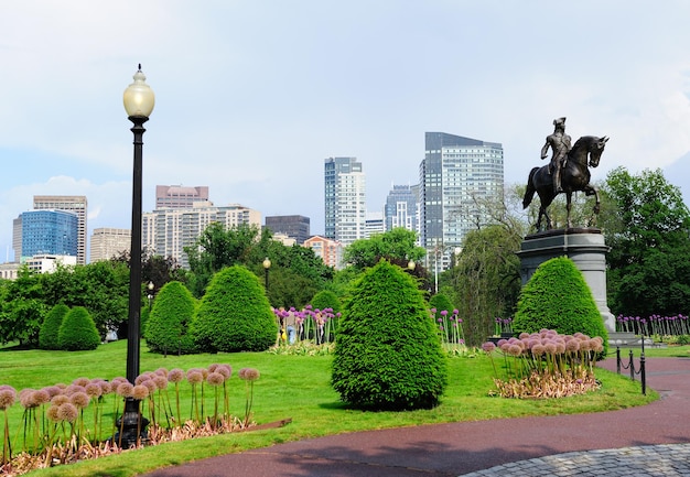 Jardín urbano de la ciudad