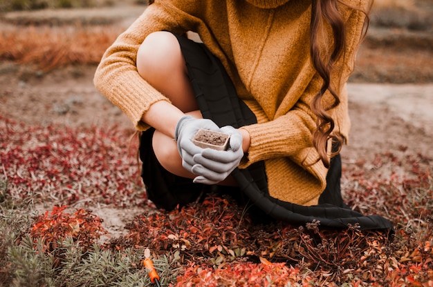 Foto gratuita jardinera