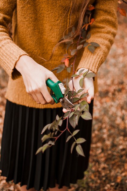 Foto gratuita jardinera