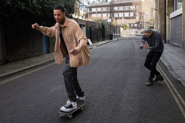 Jóvenes en las calles de Londres