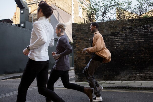 Jóvenes en las calles de Londres