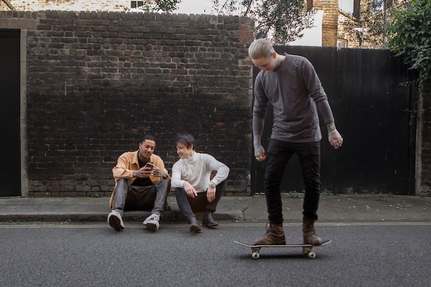 Jóvenes en las calles de Londres