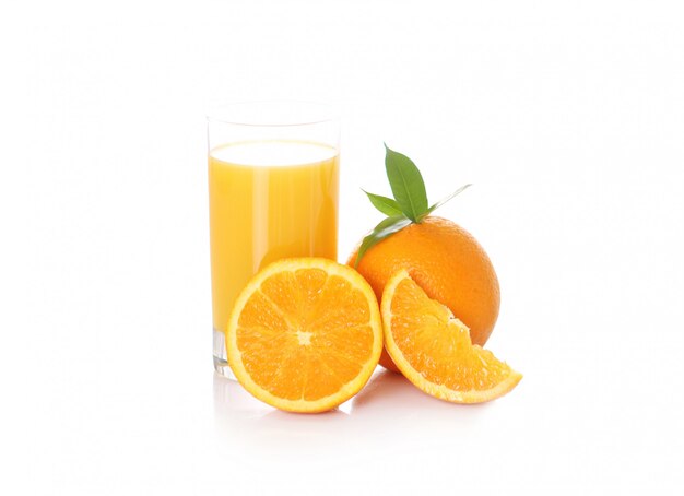 Jugo de naranja fresco
