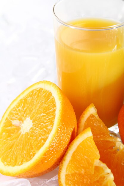 Jugo de naranja fresco