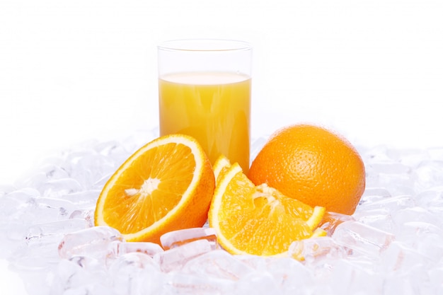 Jugo de naranja fresco