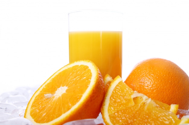 Jugo de naranja fresco