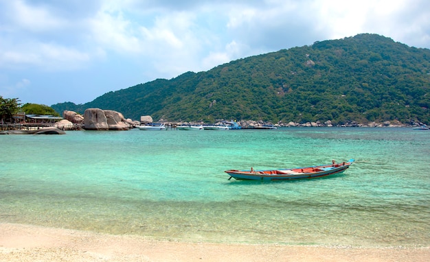 Foto gratuita koh nangyuan, surat thani, tailandia