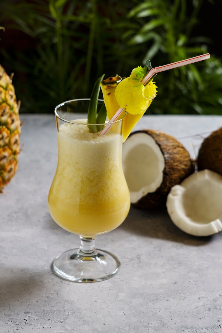 Photo Gratis koktail pina colada lezat