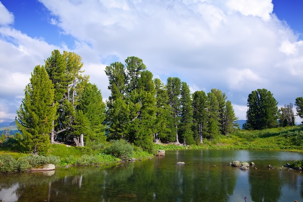 lago de las montañas