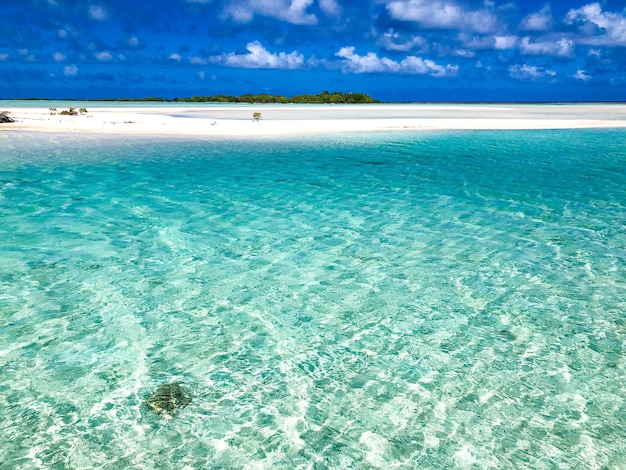 Laguna de Tikehau en la Polinesia Francesa