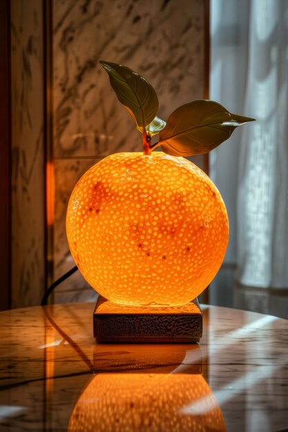 Lámpara de decoración interior inspirada en la fruta