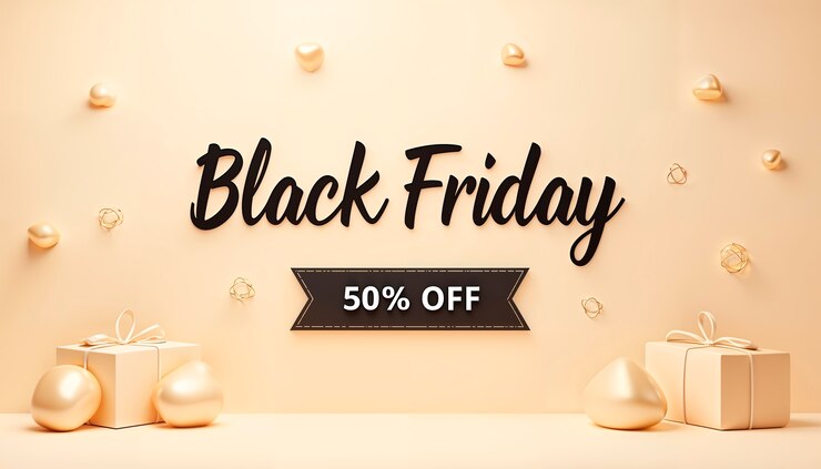 Photo Gratis lampu neon tanda penjualan black friday