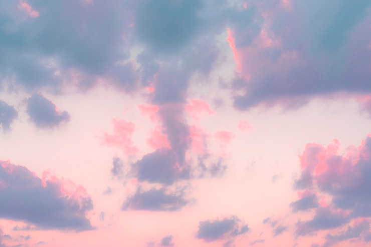Photo Gratis langit pastel yang cerah