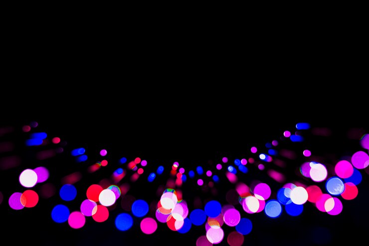 Photo Gratis latar belakang lampu bokeh warna-warni