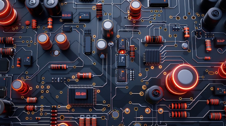 Photo Gratis latar belakang motherboard