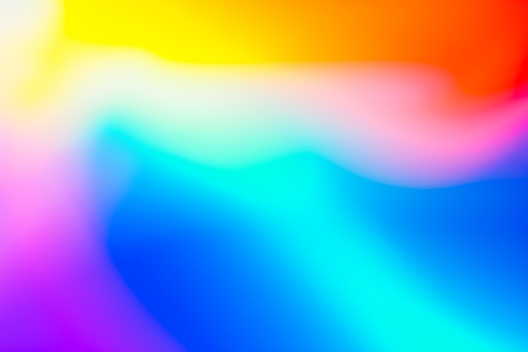 Photo Gratis latar belakang wallpaper warna-warni buram yang cerah