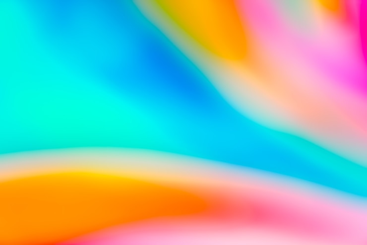 Photo Gratis latar belakang wallpaper warna-warni buram yang cerah