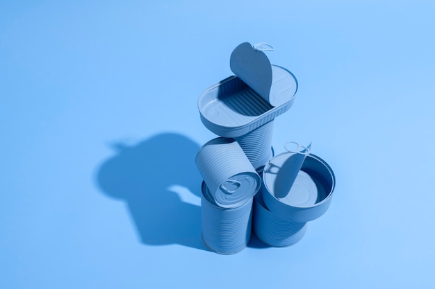 latas de aluminio recicladas