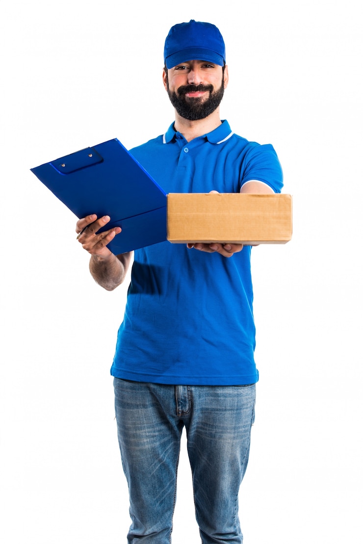 Photo Gratis laugh courier work office sheet