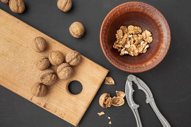 Lay Flat de nueces con galleta