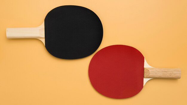 Lay Flat de paletas de ping pong