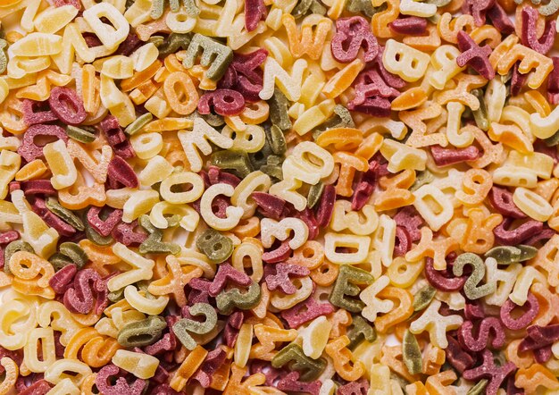 Letras de pasta