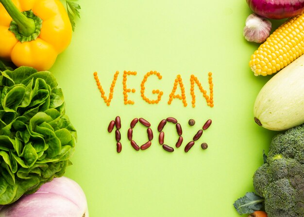 Letras planas veganas 100%