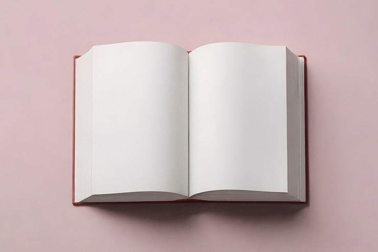 Foto gratuito libro abierto realista en una mesa