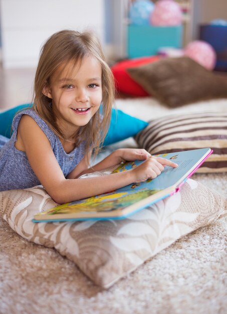 El libro más favorito de la niña.