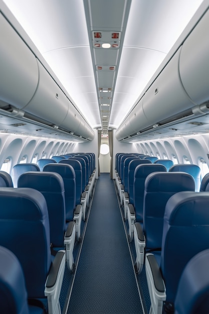 Foto gratuita limpiar el interior del avión