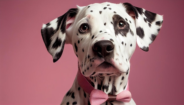 Foto gratuita lindo cachorro mirando a la cámara en una foto de estudio generada por ia