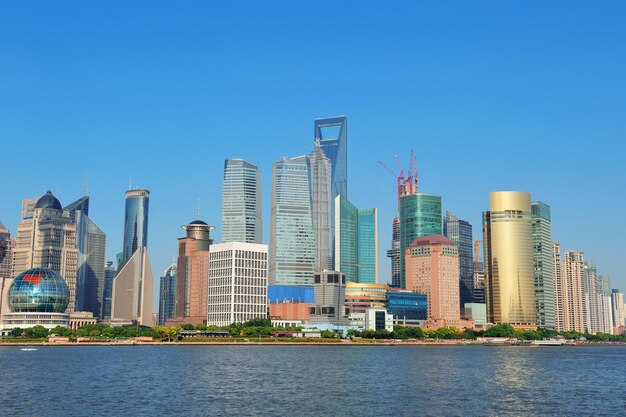 Línea del horizonte de Shanghai