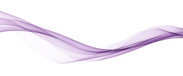 Líneas abstractas de onda suave púrpura