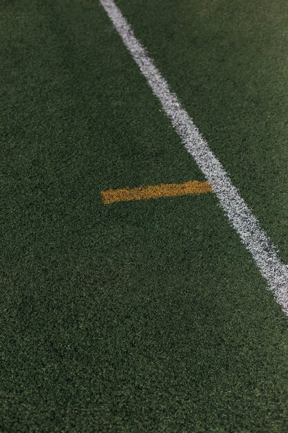 Líneas en campo de fútbol